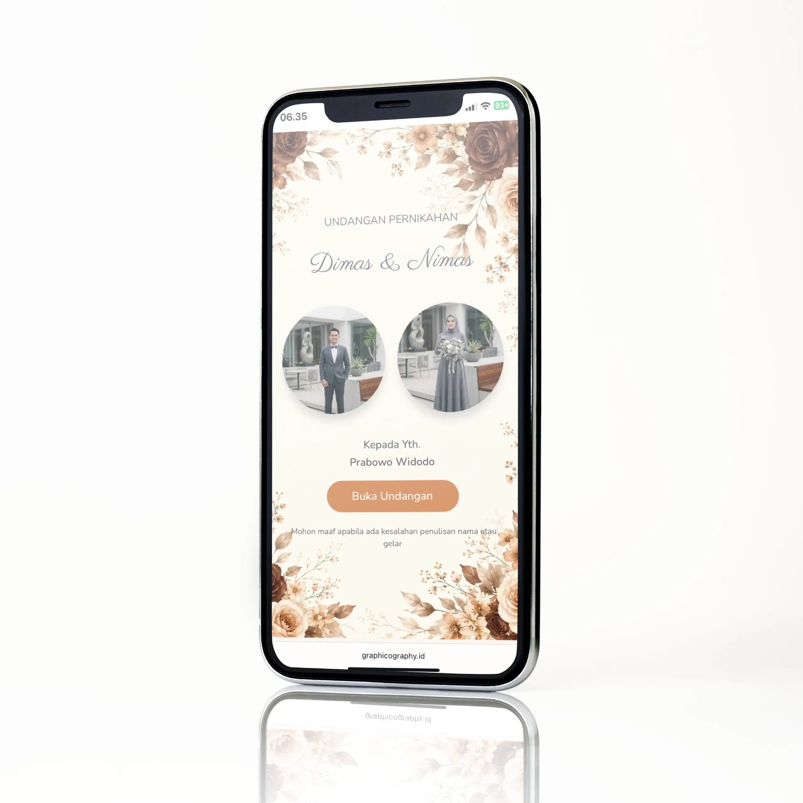 Mockup Undangan Digital UW10