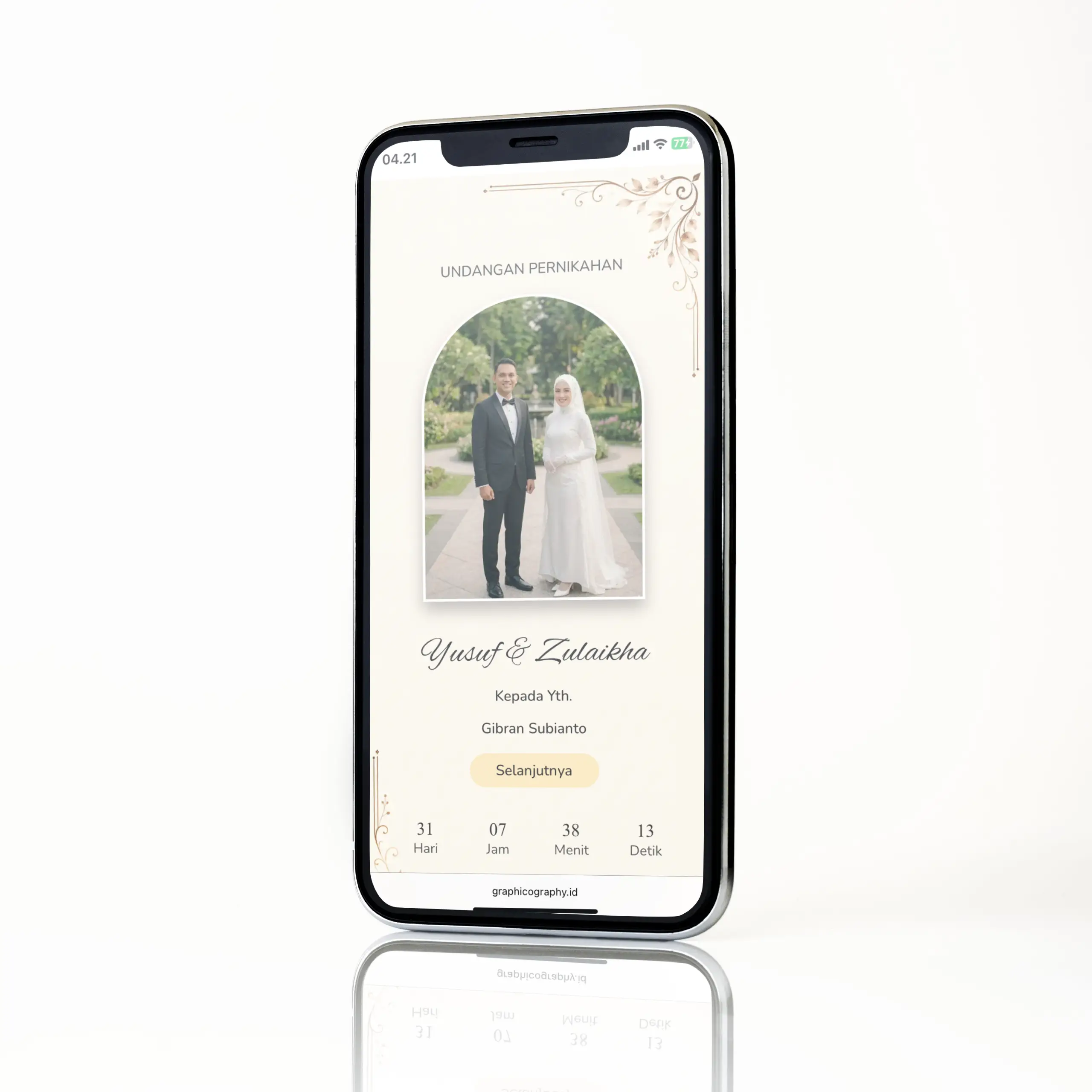 Mockup Undangan Digital UW11