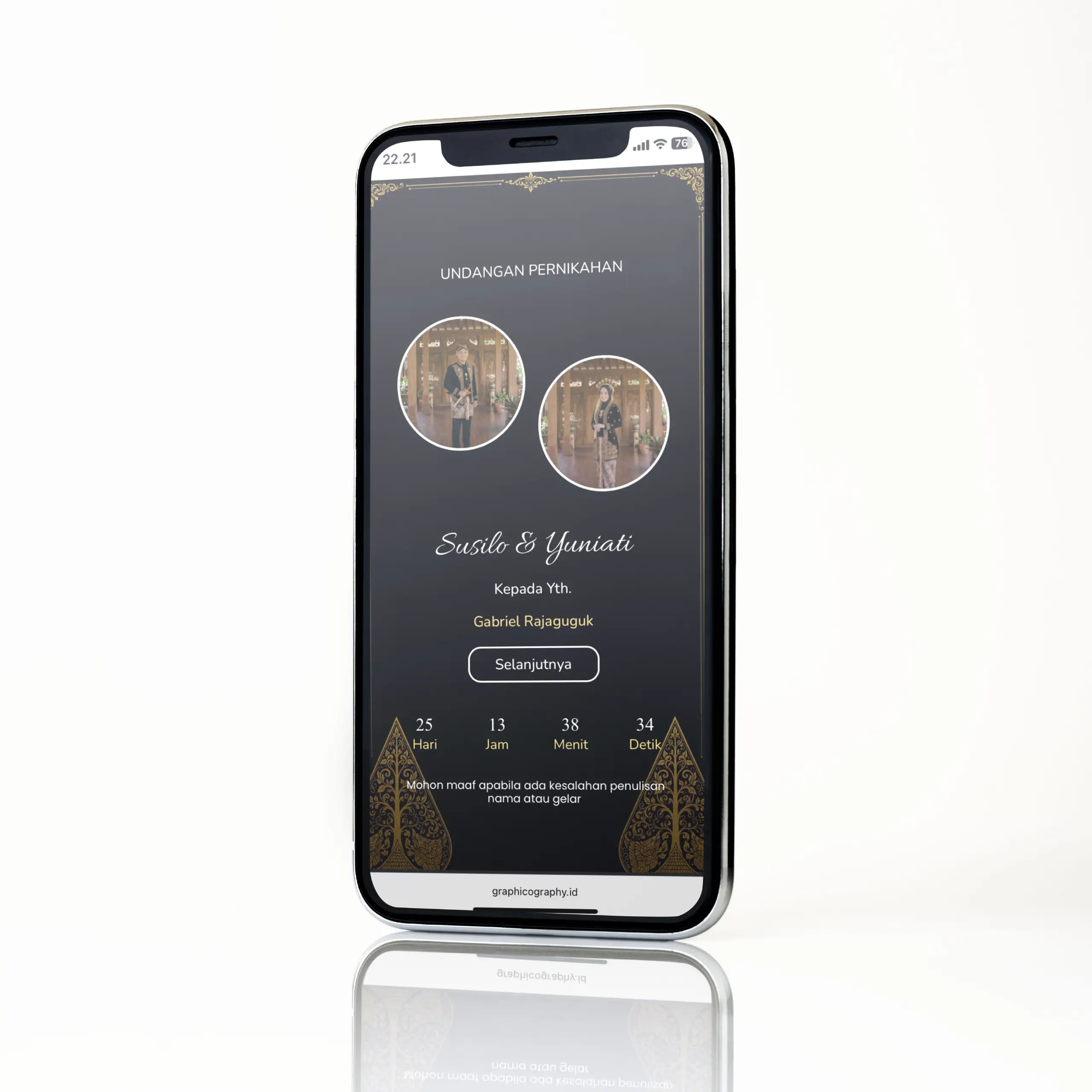 Mockup Undangan Digital UW13