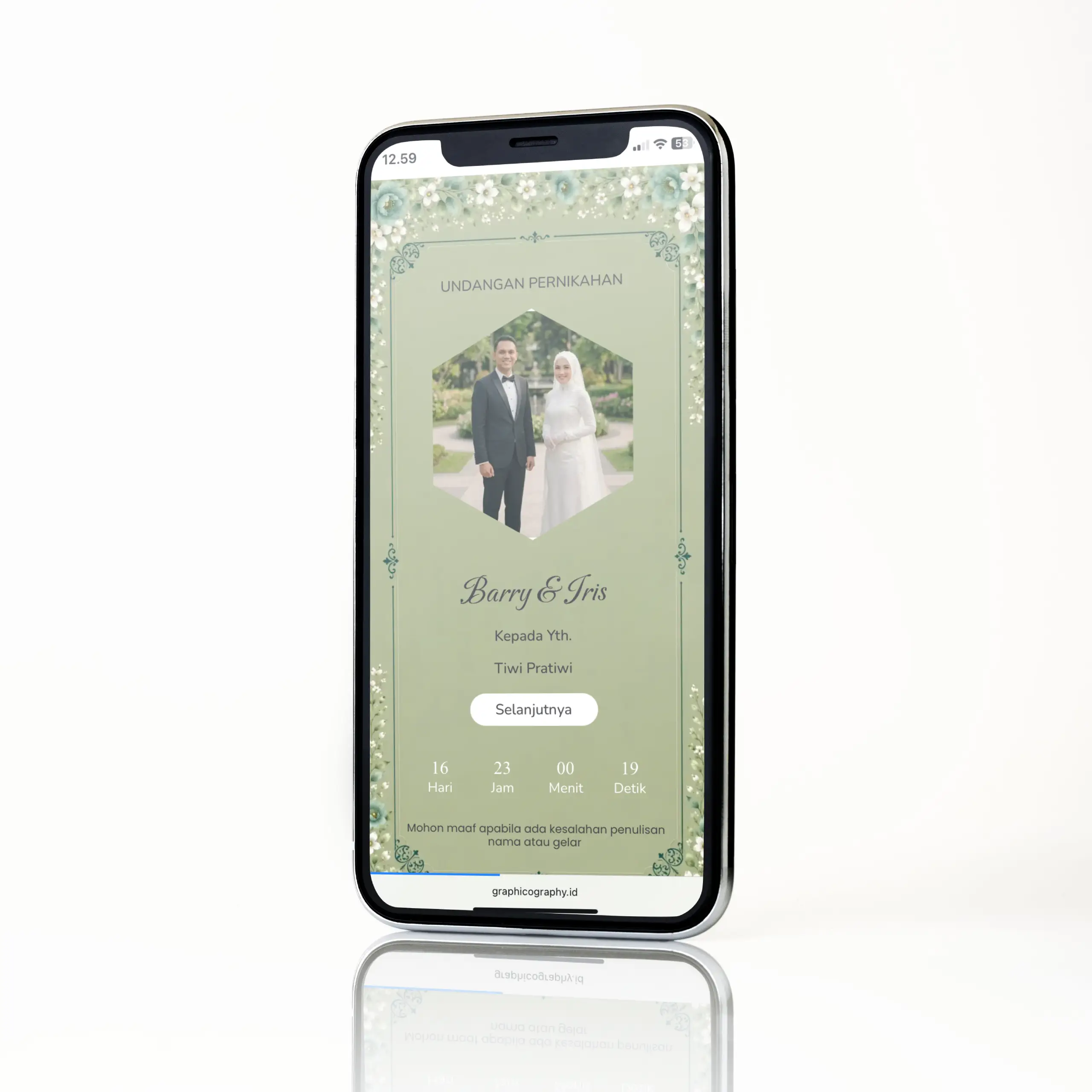 Mockup Undangan Digital UW15