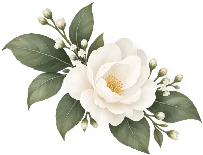 Floating floral 2 white soft cream 2 Graphicography.id