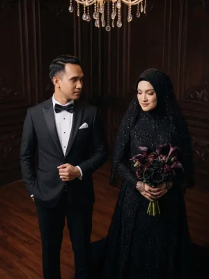 Pasangan Pengantin Dark Style Graphicography.id pose 3