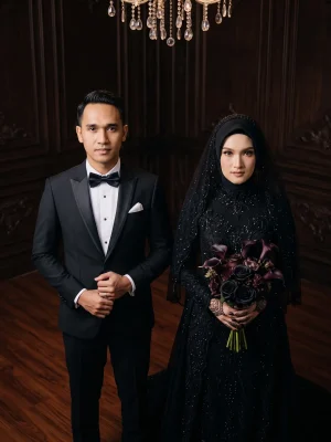 Pasangan Pengantin Dark Style Graphicography.id