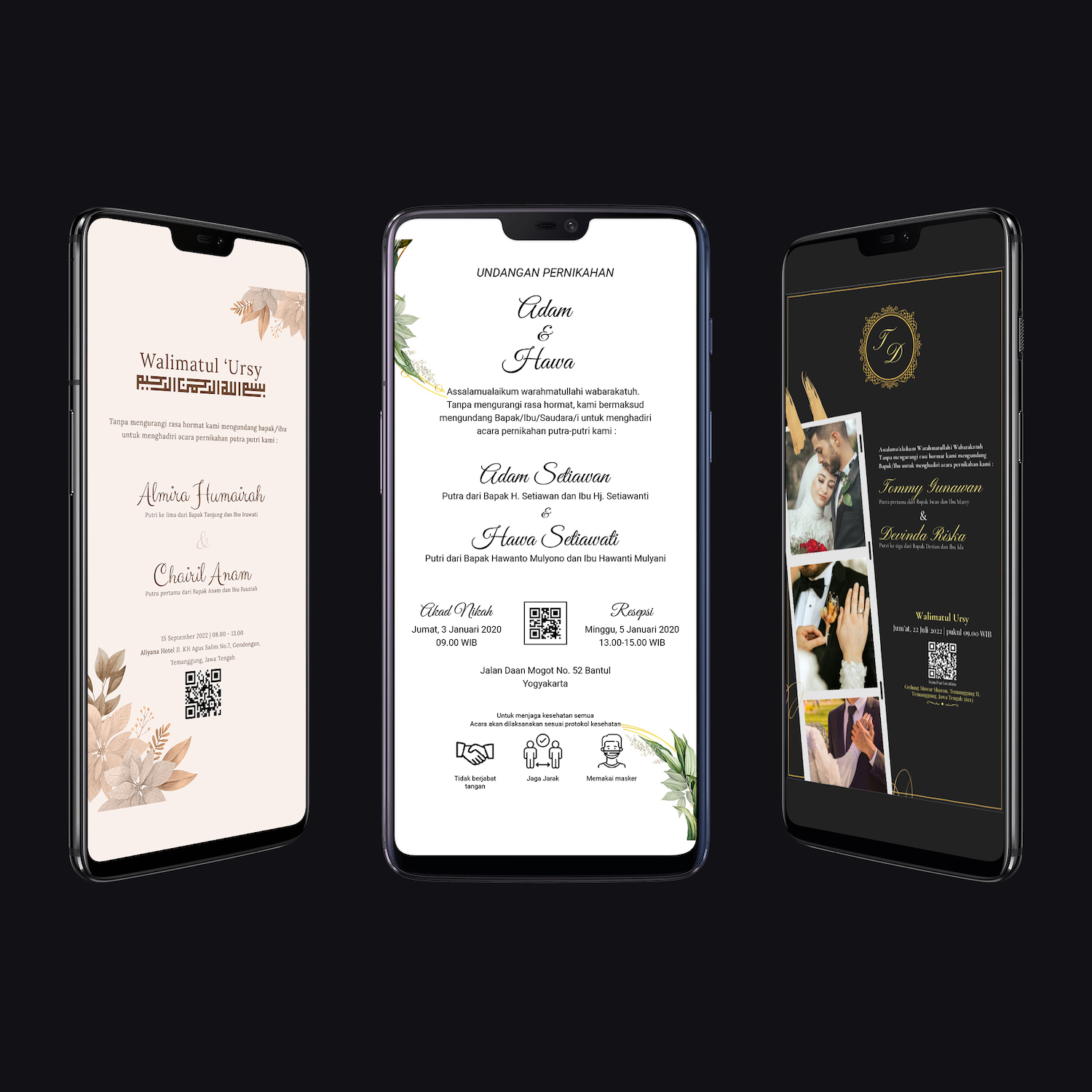 Sample Portfolio Web Jasa Desain Undangan Digital